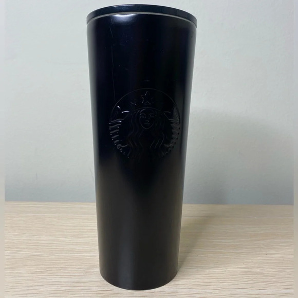 Starbucks Matte Black Stainless Steel Double Walled Ken Tumbler No Straw 24 oz - Picture 2 of 12